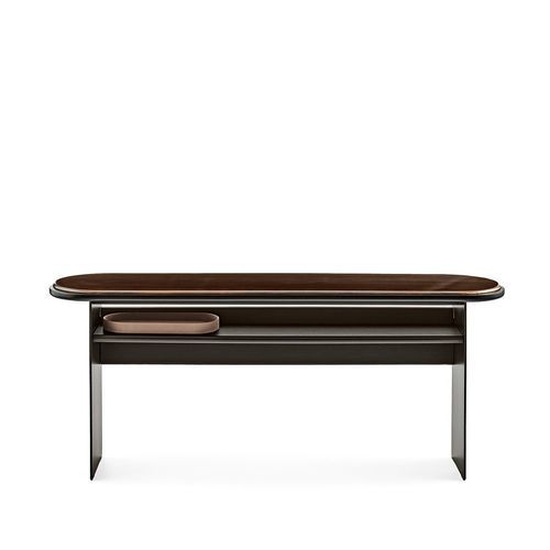 Moderner Konsolentisch - SENSEI - Gallotti&Radice - lackiertes Holz / Esche / gebeiztes Holz