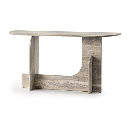 Moderner Konsolentisch - Selce Console - Gallotti&Radice - Marmor / Naturstein / Gestell aus Stein