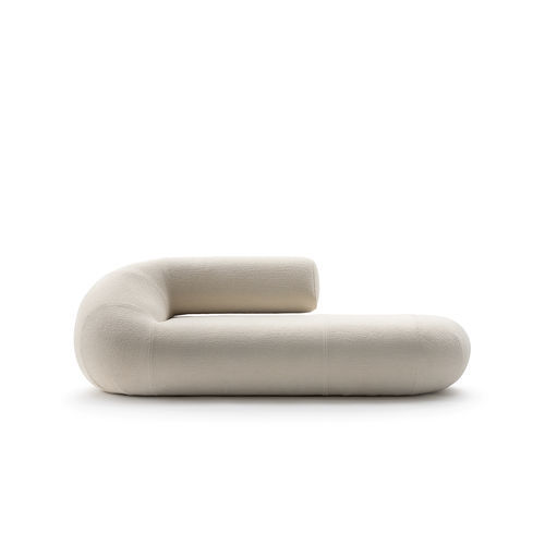 Modernes Sofa - EVOLIS - Gallotti&Radice - Stoff / Leder / mit Armlehnen