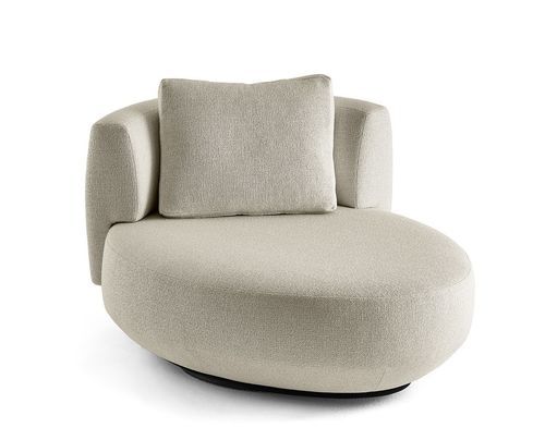 Moderner Sessel - AUDREY POLTRONA - Gallotti&Radice - Stoff / Leder / Holz