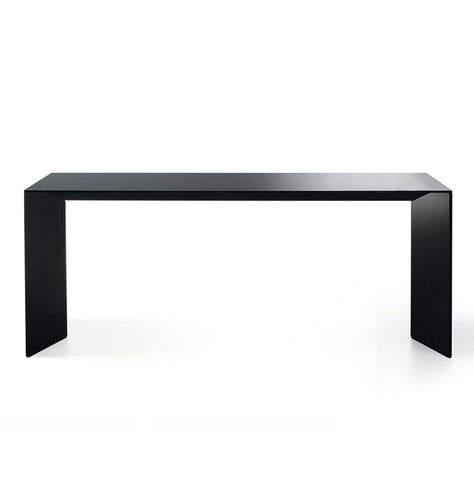 Moderner Konsolentisch - DOLM CONSOLE - Gallotti&Radice - Holz / Glas / Gestell aus Holz