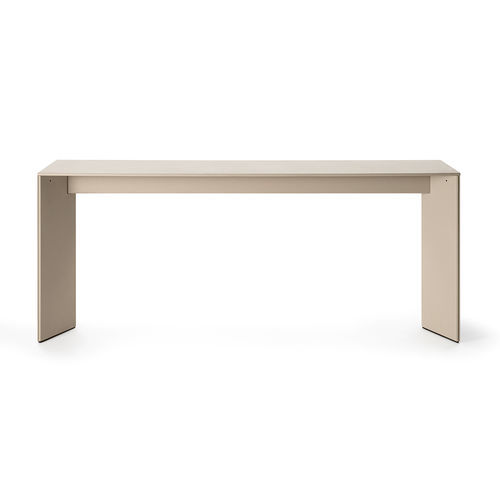 Moderner Konsolentisch - DOLM - Gallotti&Radice - Holz / Glas / Gestell aus Holz