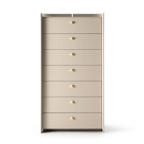 Moderne Kommode - SUNSET SETTIMANALE - Gallotti&Radice - Holz / Messing / Leder