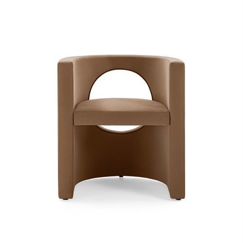 Moderner Sessel - H2O - Gallotti&Radice - Leder / Polyurethanschaum / Stoff