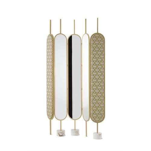 Holz-Raumteiler - CHLO&Eacute; - Gallotti&Radice - Metall / Messing / Marmor