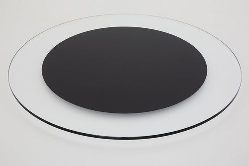 Service-Teller - LAZY SUSAN - Gallotti&Radice - rund / Glas / monochrom