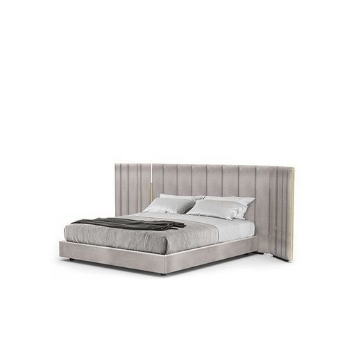 Doppelbett - YUKI - Gallotti&Radice - modern / verstellbares Kopfteil / gepolstertes Kopfteil