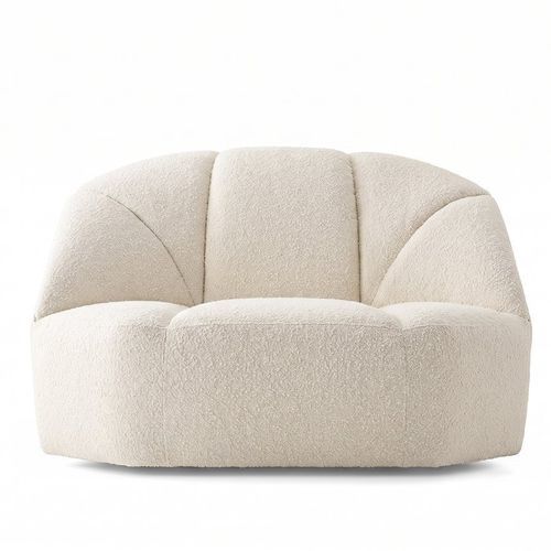 Moderner Sessel - CLOUD POLTRONA - Gallotti&Radice - Stoff / Leder / Holz