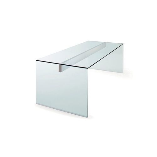 Bodenstehender Schreibtisch - AIR - Gallotti&Radice - modern / Glas / gerade