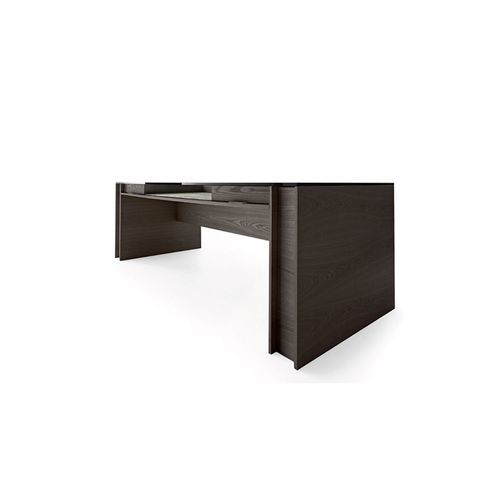 Chefschreibtisch - MILANO - Gallotti&Radice - bodenstehend / modern / Glas
