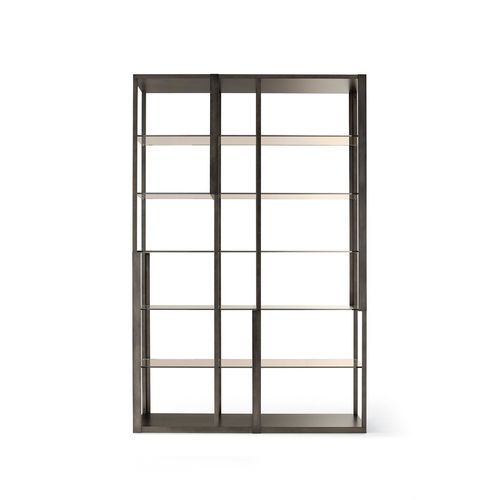 Niedriges Regal - TORTONA - Gallotti&Radice - hoch / modern / lackiertes Metall