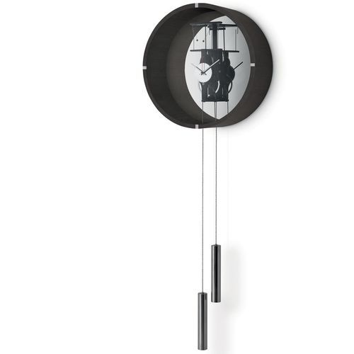 Moderne Uhr - TIC TAC 14 - Gallotti&Radice - wandmontiert / Analog / Edelstahl