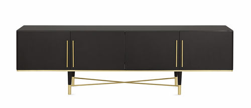 Modernes Sideboard - TAMA CREDENCE - Gallotti&Radice - Holz / mit Regal / schwarz
