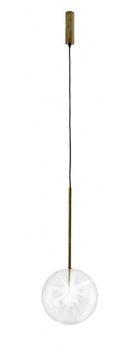 Hängelampe - BOLLE SOLA - Gallotti&Radice - Kristall / Messing / modern