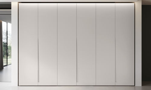 Eckkleiderschrank - ELITE - Febal Casa - wandmontiert / modern / Eukalyptusholz