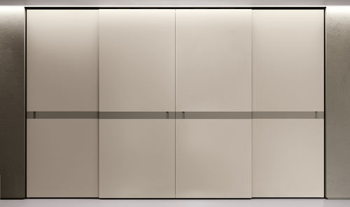 Wandmontierter Kleiderschrank - HOXTON - Febal Casa - modern / melaminbeschichtet / mit Schiebetür