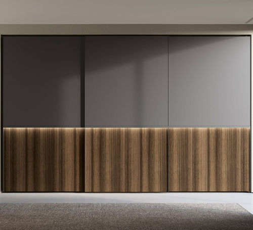 Wandmontierter Kleiderschrank - HALLEY - Febal Casa - modern / lackiertes Holz / melaminbeschichtet