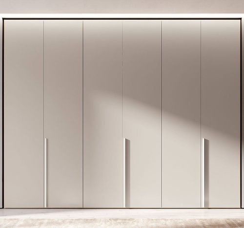 Wandmontierter Kleiderschrank - BARRET - Febal Casa - modern / melaminbeschichtet / mit Schwingtür