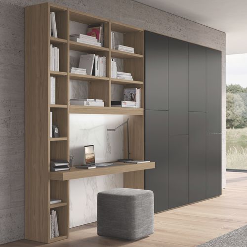 Wandmontiertes Bücherregal - TRENTA 07 - Febal Casa - Modul / modern / für Gewerbegebrauch