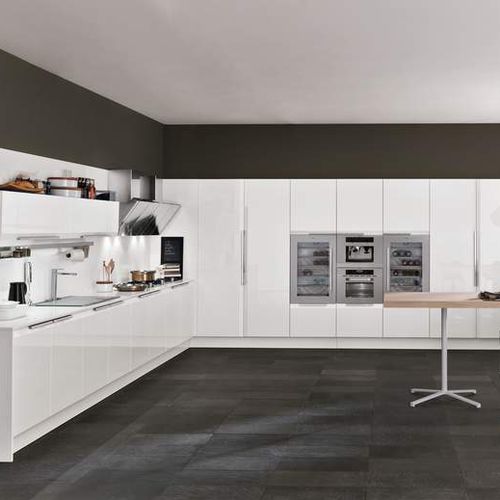 Moderne Küche - CHANTAL - Febal Casa - Holz / Glas / Aluminium