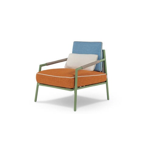 Moderner Sessel - NORMAN  - caliaitalia - Leder / Stoff / Stahl