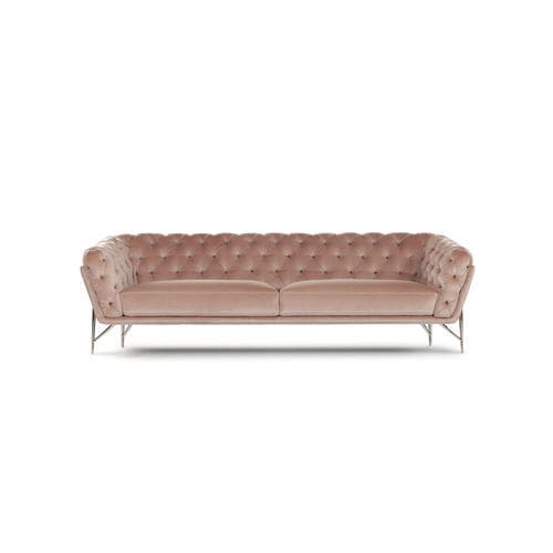Chesterfield-Sofa - ART NOUVEAU - caliaitalia - Stoff / Leder / mit Armlehnen