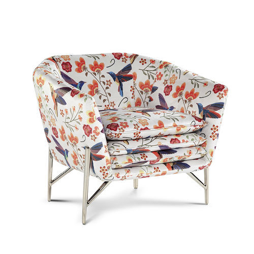 Moderner Sessel - MATER FAMILIAS - caliaitalia - Stoff / Leder / Buche