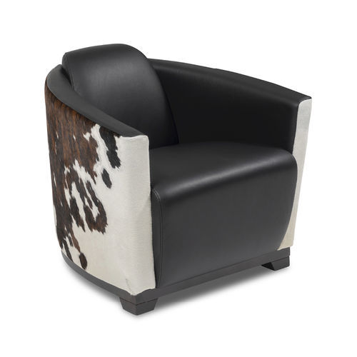 Moderner Sessel - HOTEL - caliaitalia - Leder / Kuhfell / Stoff
