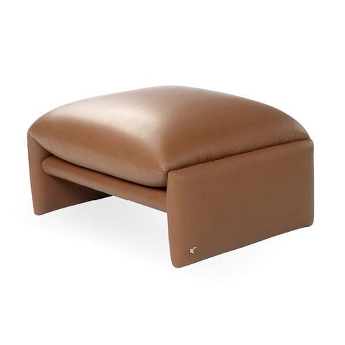 Modernes Sitzkissen - CHOCO MAGIC - caliaitalia - Leder / Stoff / rechteckig