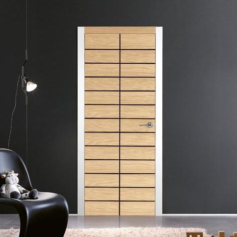 Tür für Innenbereich - IKI : 81G - GD DORIGO - Holz / einflügelig / ohne Verglasung