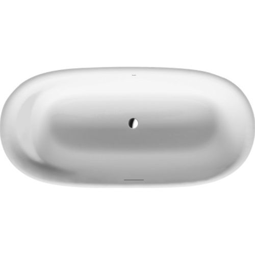Ovale Badewanne - 700330 - DURAVIT - freistehend / für Wohnungen / Keramik