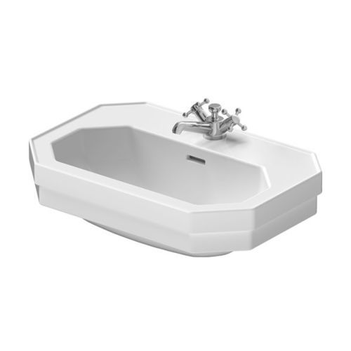 Wand-Waschbecken - 043860 - DURAVIT - Keramik / Mischbatterie / Hochglanz
