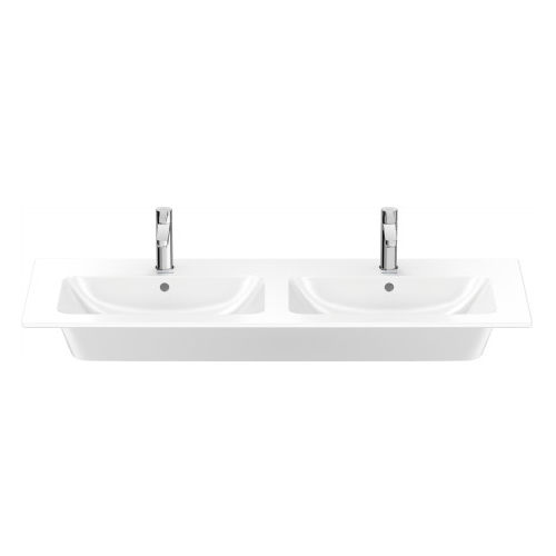 Einbauwaschbecken - 233613 - DURAVIT - Keramik / doppelt / rechteckig