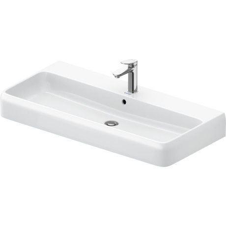 Wand-Waschbecken - 238210 - DURAVIT - Keramik / Hochglanz / rechteckig