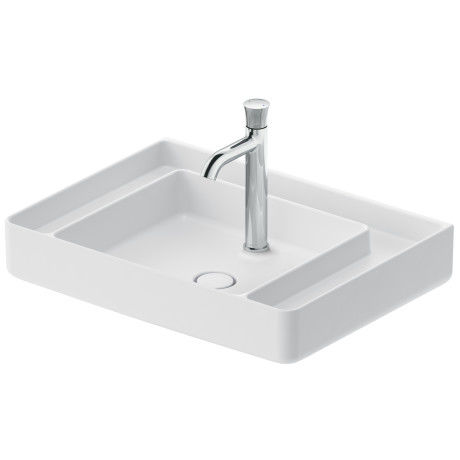 Aufsatzwaschbecken - 237965 - DURAVIT - Keramik / Hochglanz / rechteckig