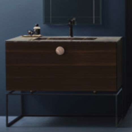 Freistehender Waschtisch-Unterschrank - MAORI: 04 - Cerasa - Holz / Metall / modern
