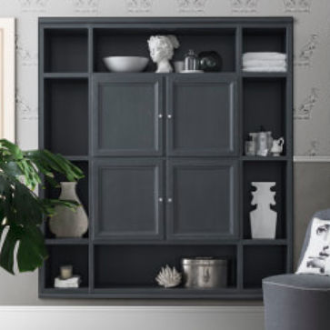 Klassischer Badezimmer-Schrank - PAESTUM: 03 - Cerasa - Holz / wandmontiert