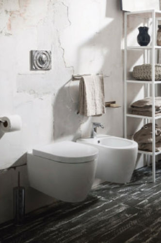 Wandhängendes WC - UP - Cerasa - Keramik / modern