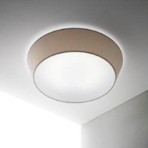 Moderne Deckenleuchte - MRS. LUCY - Cerasa - rund / Glas / fluoreszierend