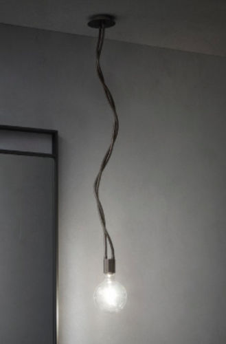 Hängelampe - SNAKE - Cerasa - Nickel / Glas / modern