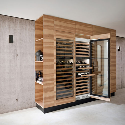 Freistehender Weinkühlschrank - AINOA 4.0 - Record Cucine - Holz / verglast