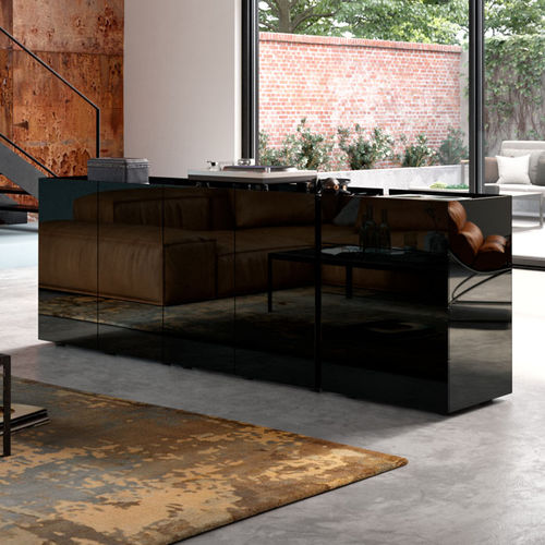 Modernes Sideboard - JOREL - interlübke - Massivholz / lackiertes Aluminium / modular