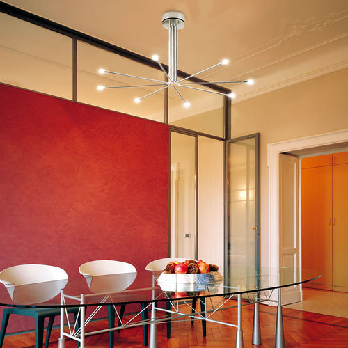 Moderne Deckenleuchte - CLS SERIES - CINI&NILS - Stahl / Halogen / silberfarben