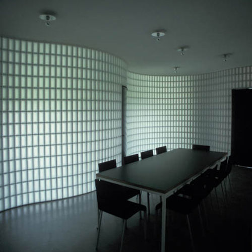 Rechteckiger Glasbaustein - CLEAR R09  - SEVES GLASSBLOCK - glatt / satiniert / für Fassaden
