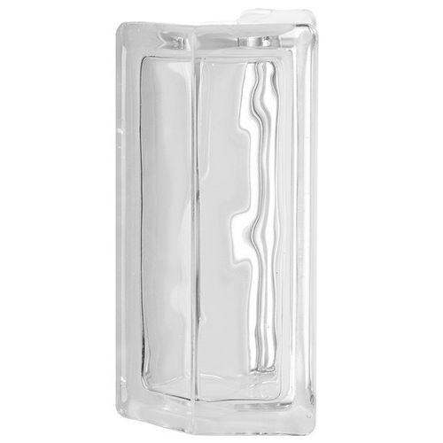 Quadratischer Glasbaustein - 484 NUBIO TRIDRON - SEVES GLASSBLOCK - rechteckig / glatt / wandmontiert