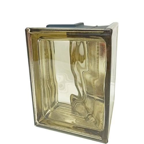 Gewinkeltet Glasbaustein - SIENA  - SEVES GLASSBLOCK - für Eckeinbau / glatt / gewellt