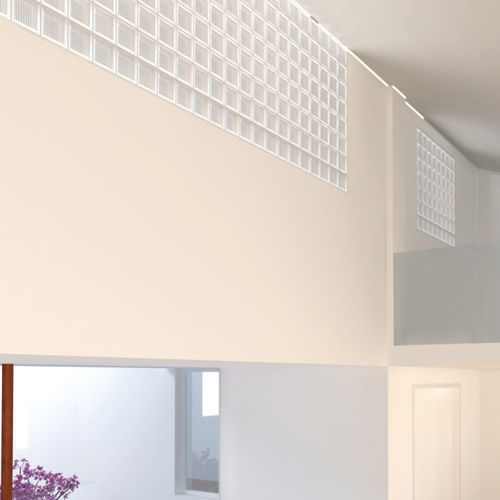 Quadratischer Glasbaustein - 883ICE - SEVES GLASSBLOCK - für Innenwand
