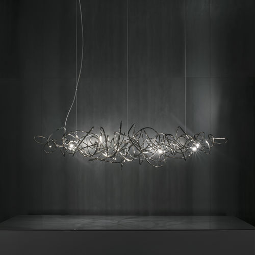 Hängelampe - J81S - TERZANI - Metall / originelles Design / mit Kabel