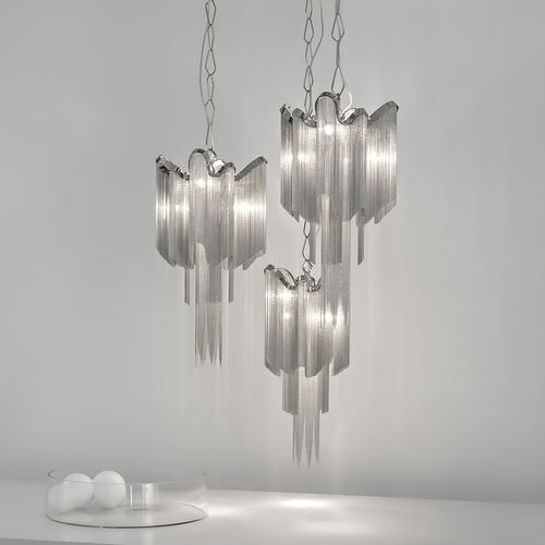Hängelampe - J52S - TERZANI - Metall / originelles Design / mit Kabel