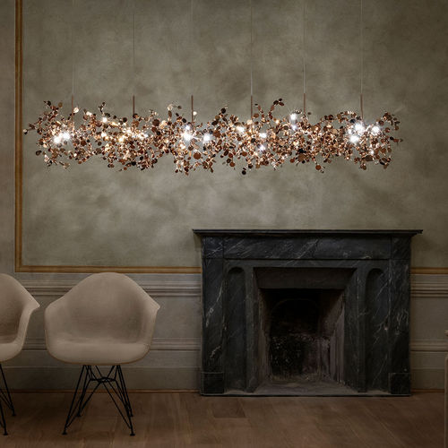 Hängelampe - ARGENT - TERZANI - Edelstahl / originelles Design / mit Kabel